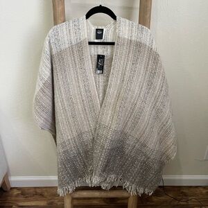 Cejon Cream Knit Shawl